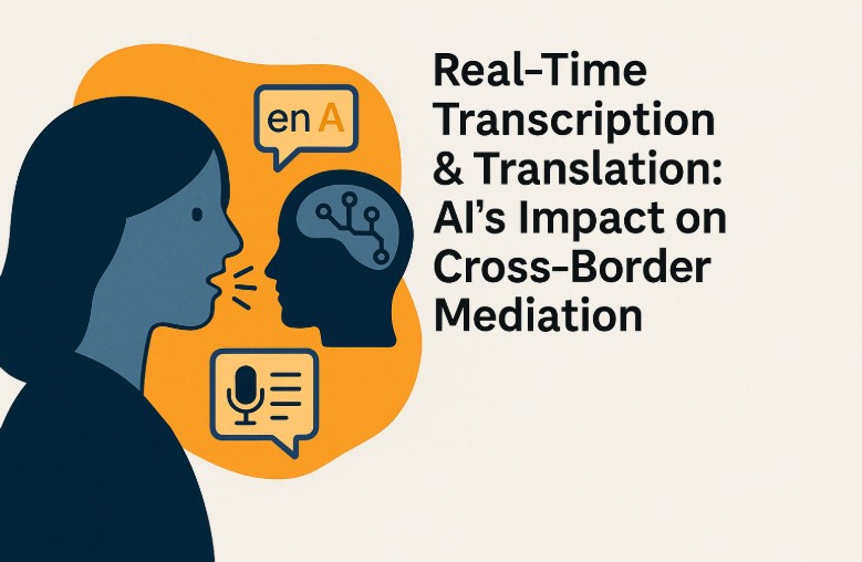 Real-Time Transcription & Translation: AI’s Impact on Cross-Border Mediation